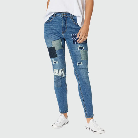 Sofia Patch Jeans