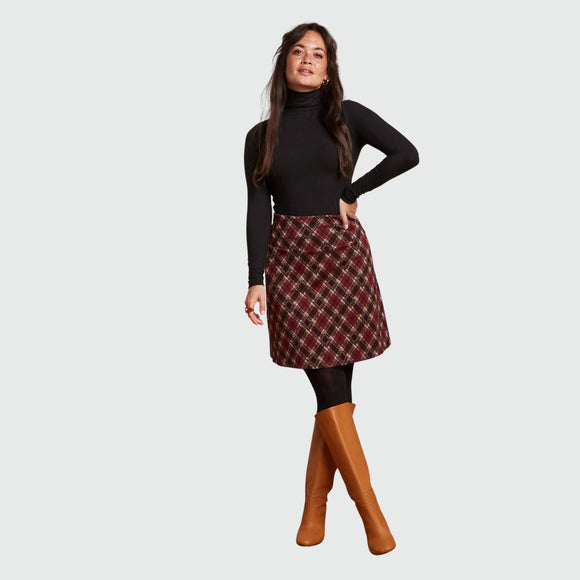 Border Skirt Riley Jacquard