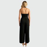 Halter Neckline Jumpsuit