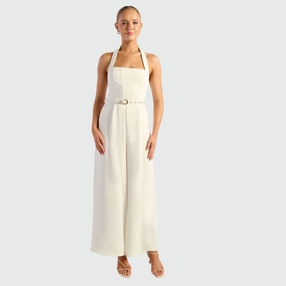 Halter Neckline Jumpsuit