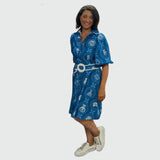 Rayon Linen Shirt Dress