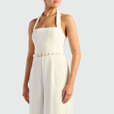 Halter Neckline Jumpsuit