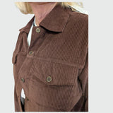 Cord Solid Box Jacket