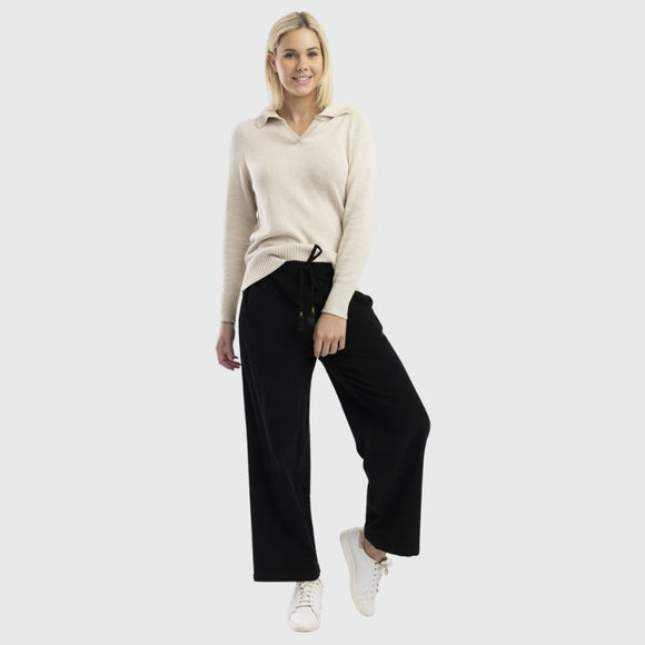 Cord Solid Trouser Flared
