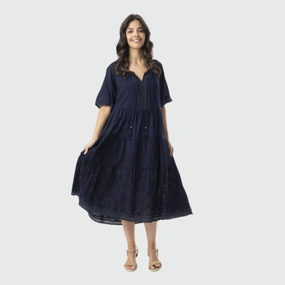 Broderie Layer Dress