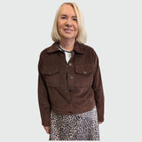 Cord Solid Box Jacket