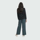 Cord Solids Trouser Flared