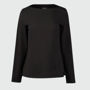 Boat Neck Long Sleeve Top