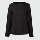 Boat Neck Long Sleeve Top