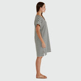 Elise V Neck Rib Dress