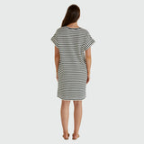Elise V Neck Rib Dress