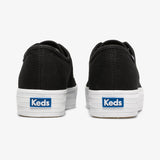 Triple Kick Organic Cotton Black Sneaker